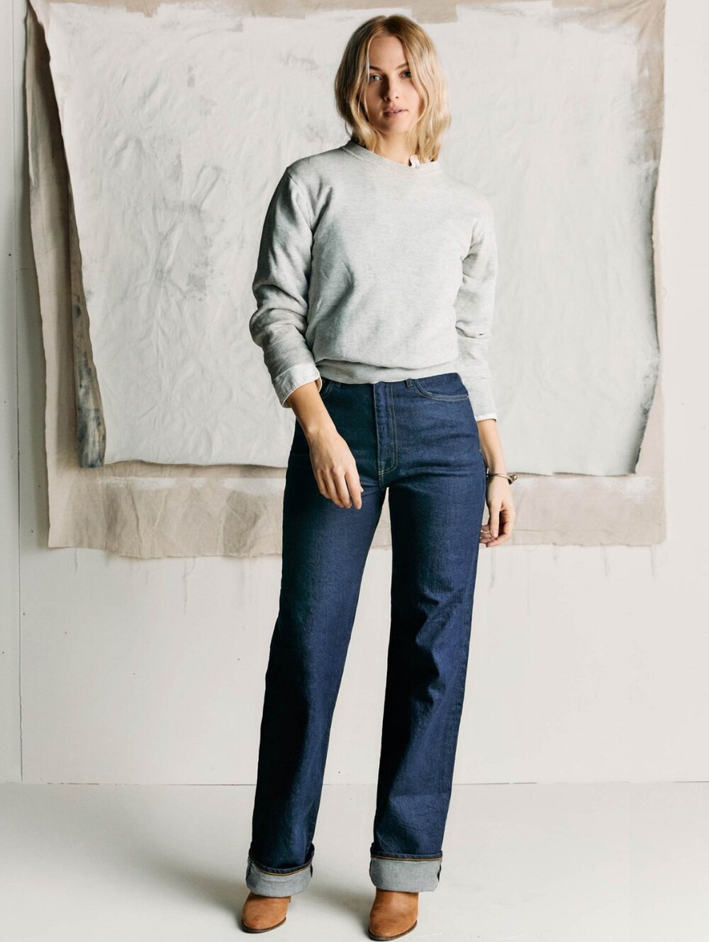 Catherine Jeans In Indigo Selvage Rinse